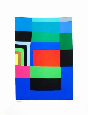 シルクスクリーン Burri - Serigrafia 3