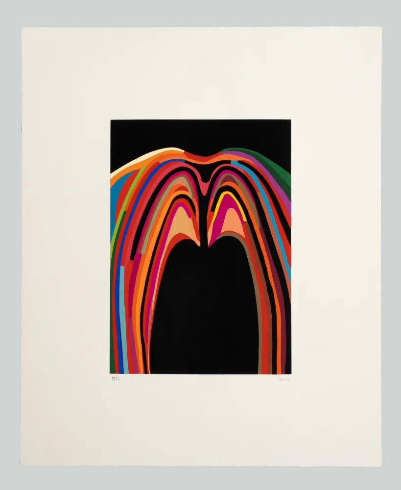 シルクスクリーン Burri - Serigrafia 3-B