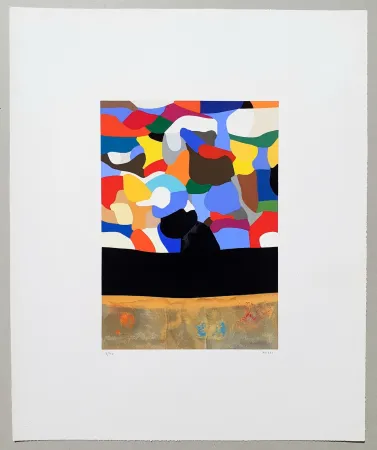 シルクスクリーン Burri - Serigrafia 3-D