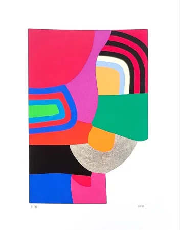 シルクスクリーン Burri - Serigrafia 4