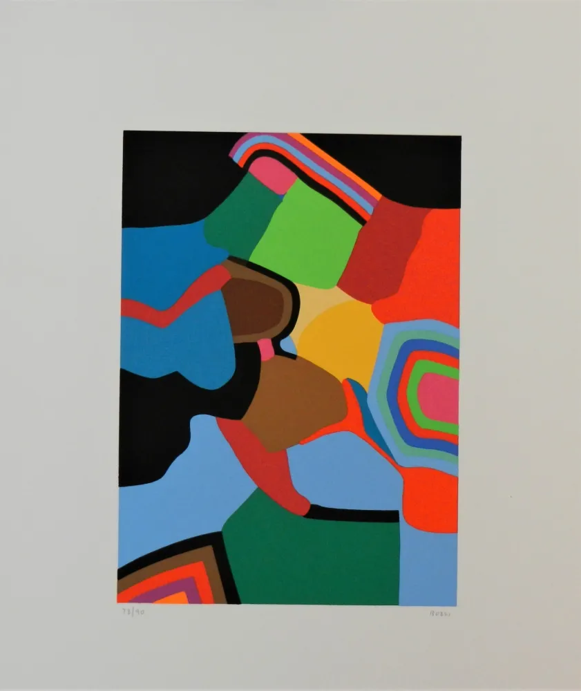 シルクスクリーン Burri - Serigrafia 5