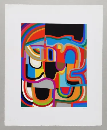 シルクスクリーン Burri - Trittico E - Serigrafia 2-E