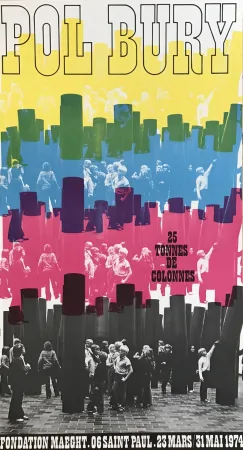 リトグラフ Bury - Affiche lithographique 