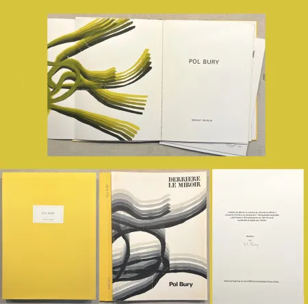 挿絵入り本 Bury - Derrière le Miroir n° 178. POL BURY. Janvier 1969. TIRAGE DE LUXE SIGNÉ..