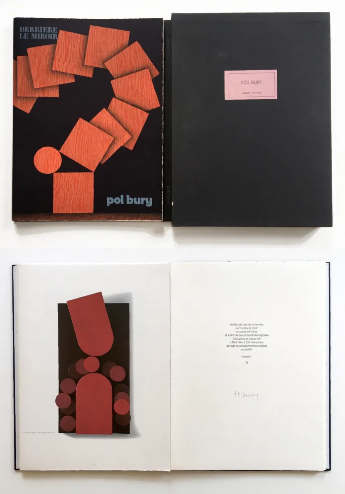 挿絵入り本 Bury - Derrière le Miroir n° 228. POL BURY. Mars 1978. TIRAGE DE LUXE SIGNÉ.