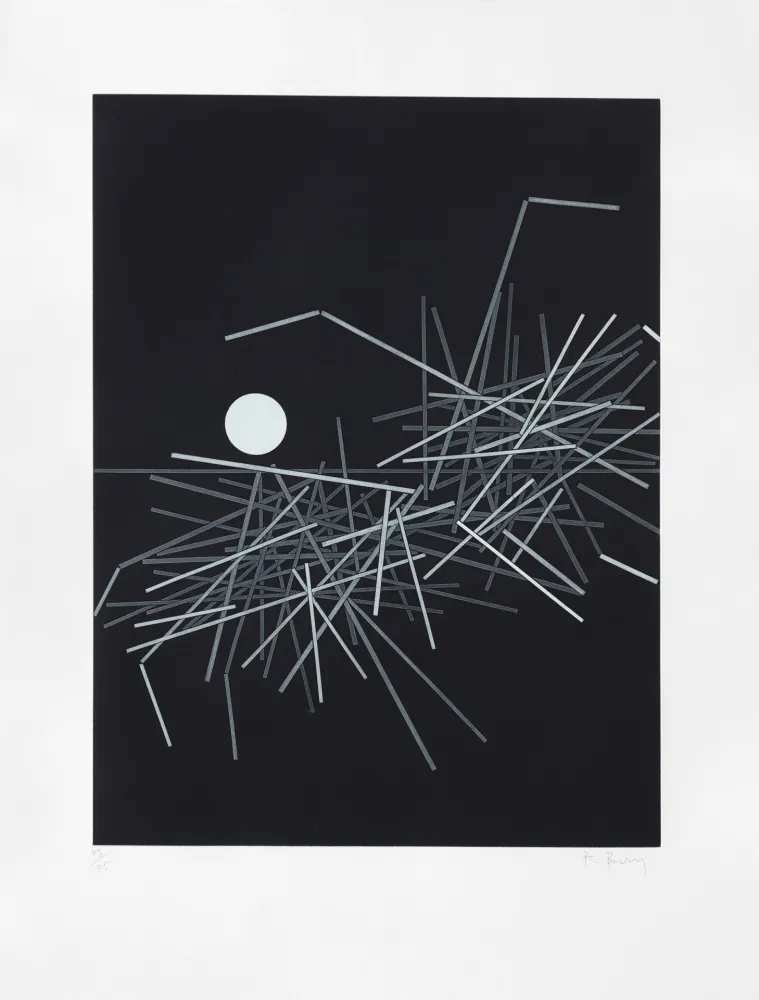 彫版 Bury - Horizontale avec disques et barres