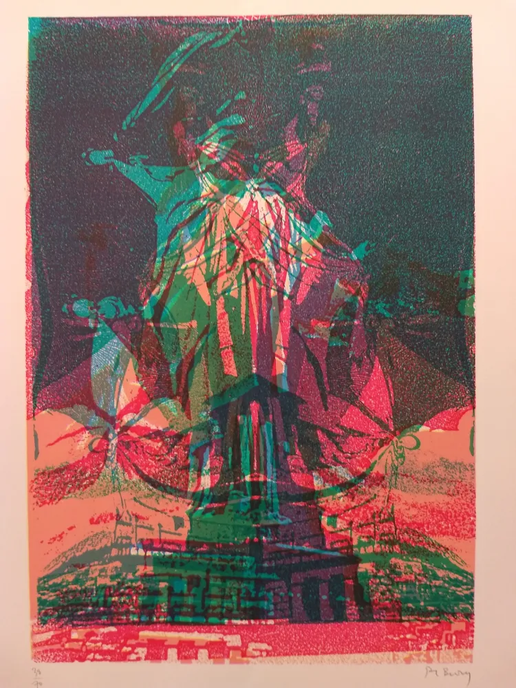 リトグラフ Bury - Liberty