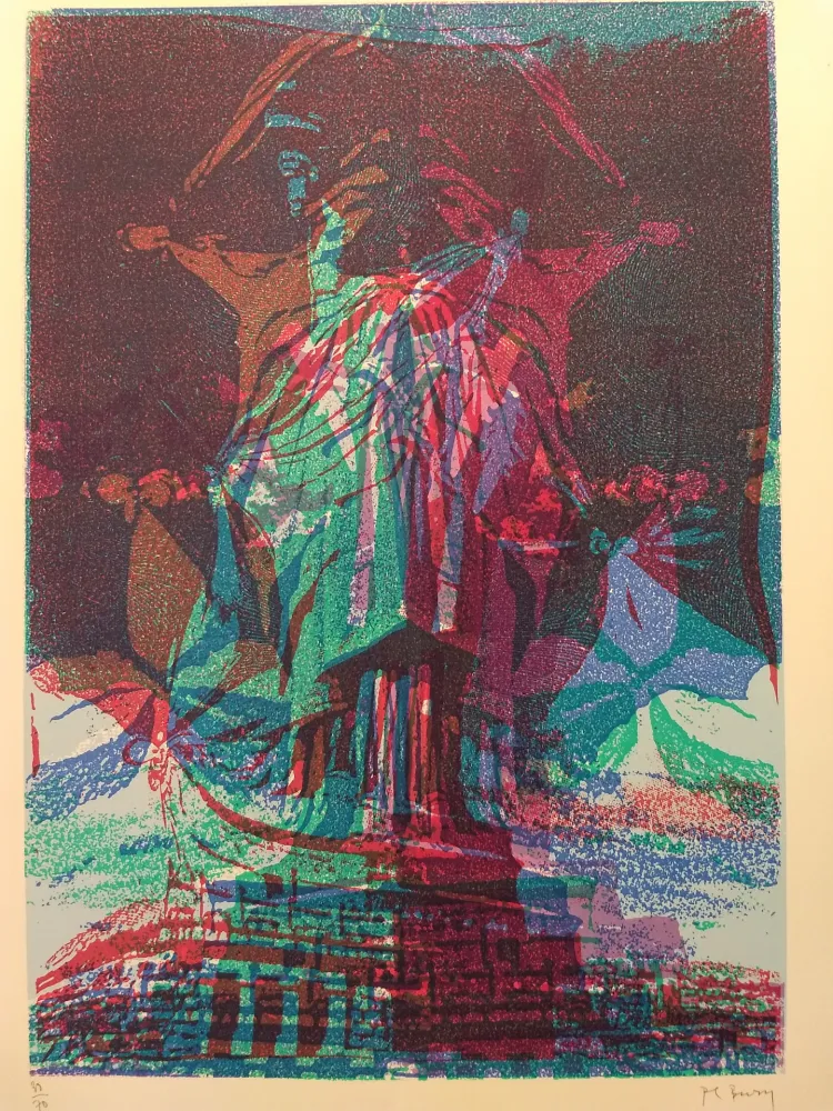 リトグラフ Bury - Liberty