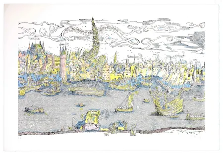 リトグラフ Bury - Sans titre