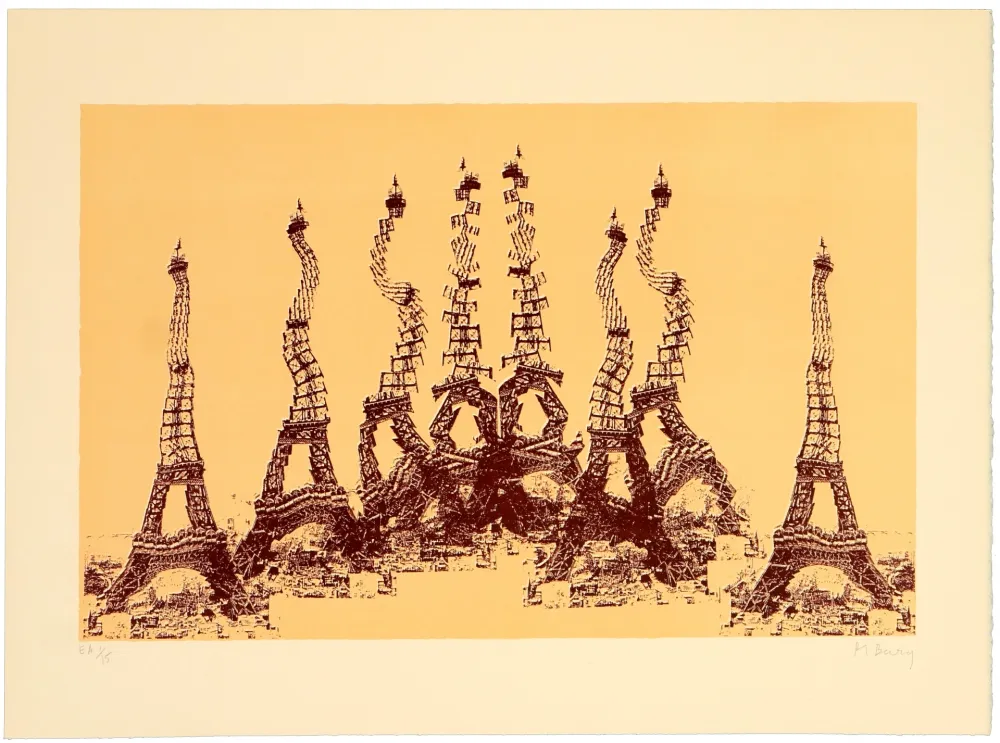 リトグラフ Bury - Sans titre