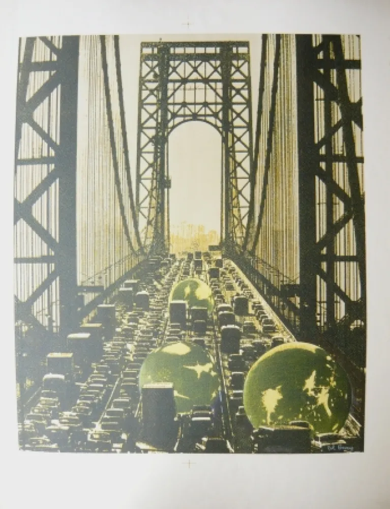 リトグラフ Bury - Sans titre