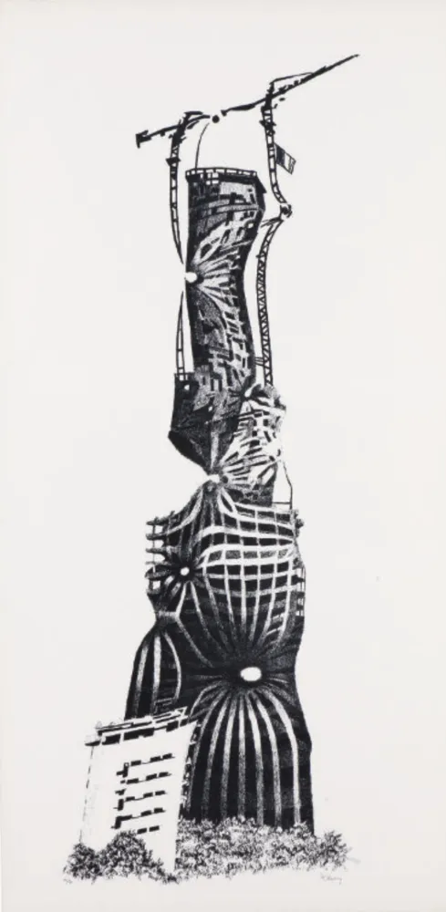 シルクスクリーン Bury - Senza titolo