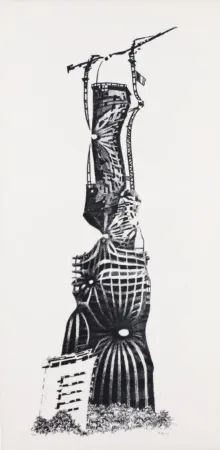 シルクスクリーン Bury - Senza titolo