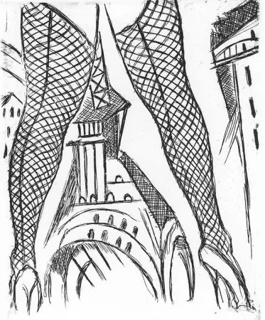 彫版 Buzzati - Senza titolo