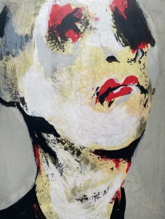 シルクスクリーン Cabellut - Dante