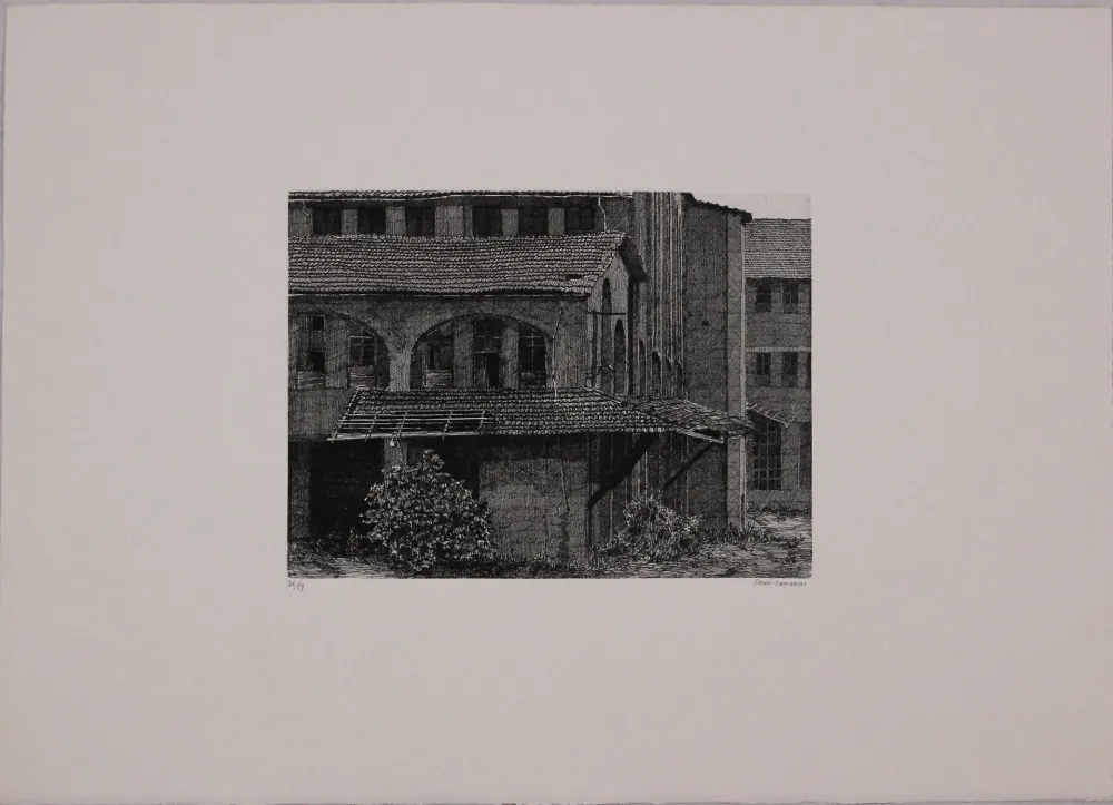 エッチング Cacciarini - Untitled