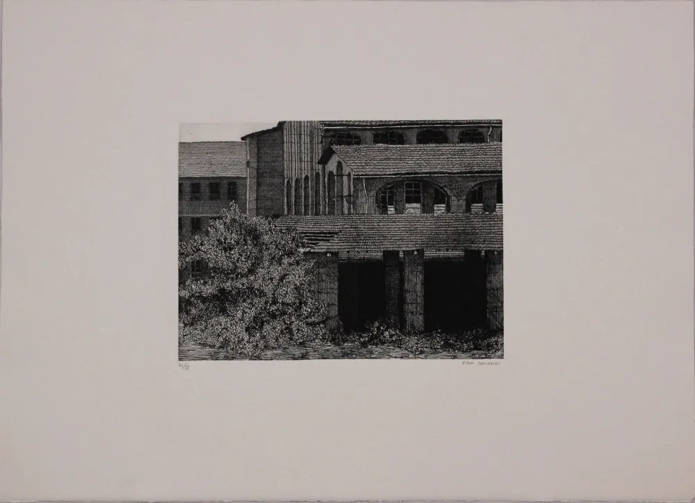 エッチング Cacciarini - Untitled