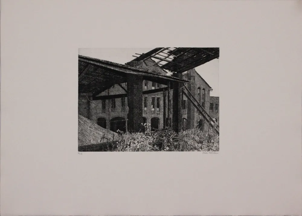 エッチング Cacciarini - Untitled