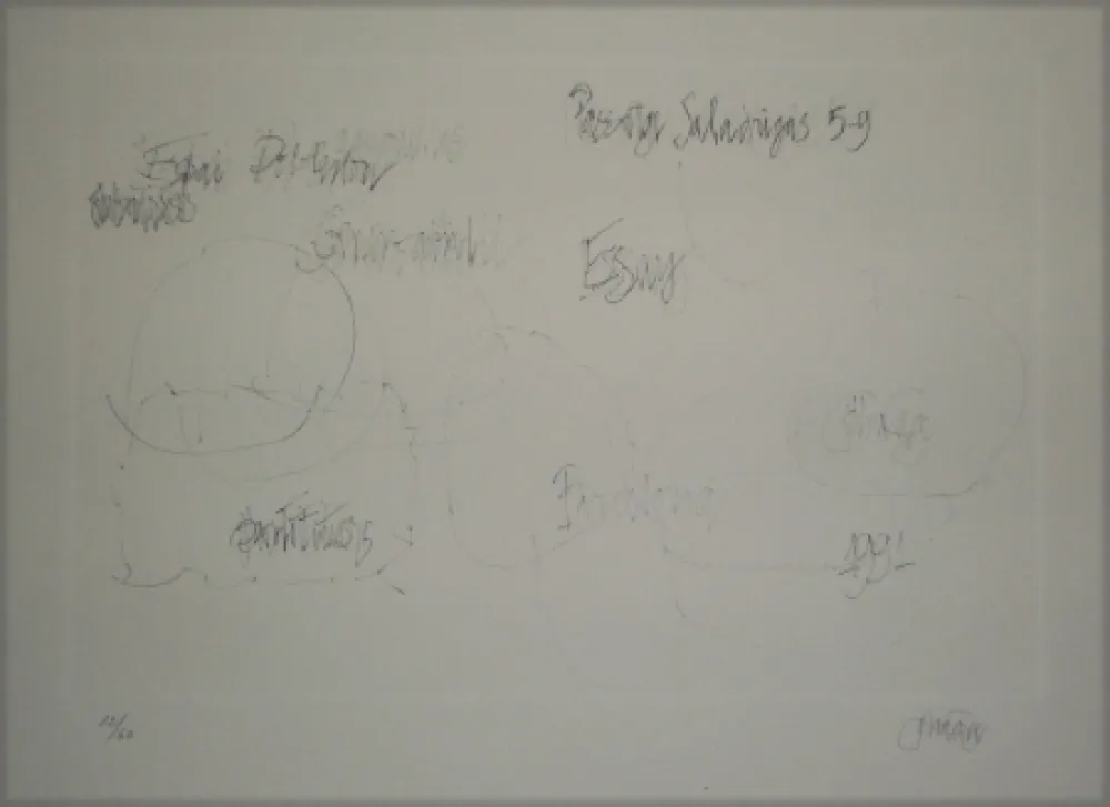 リトグラフ Cage - Essays