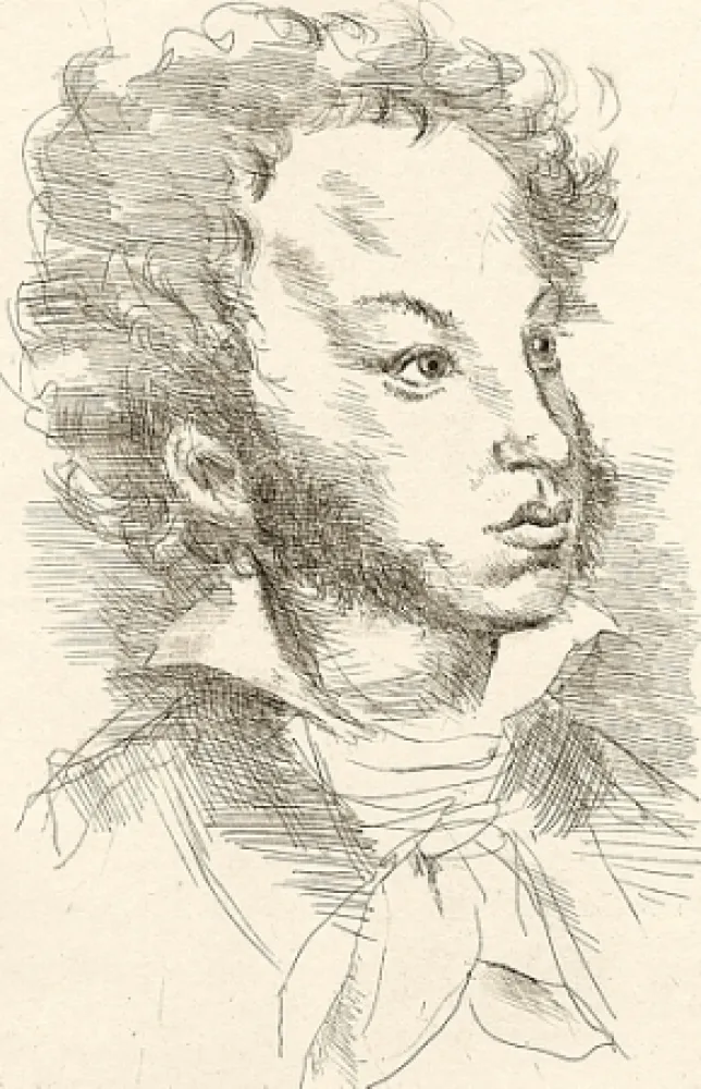 挿絵入り本 Calandri - Eugenio Onieghin