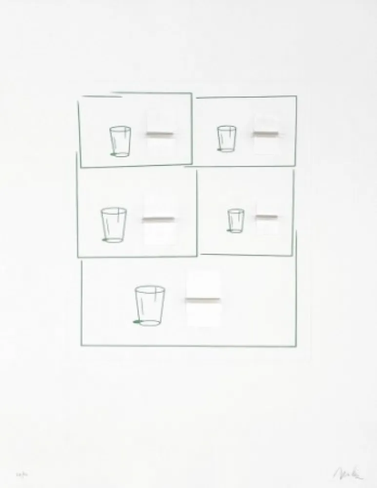 リトグラフ Caldas - Without title 2