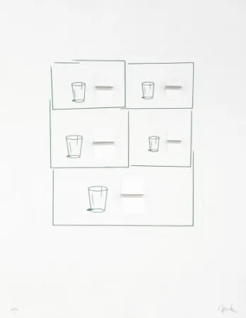 リトグラフ Caldas - Without title 2