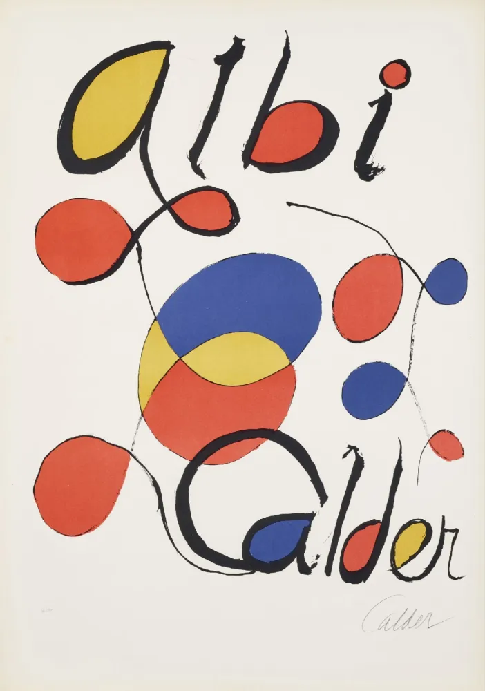 リトグラフ Calder - Albi