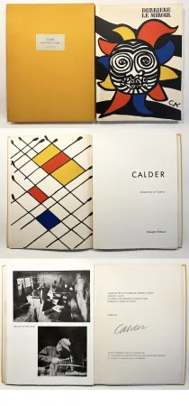 挿絵入り本 Calder - CALDER OISELEUR DU FER. DERRIÈRE LE MIROIR N° 156 DE LUXE SIGNÉ. 9 lithographies (1966).