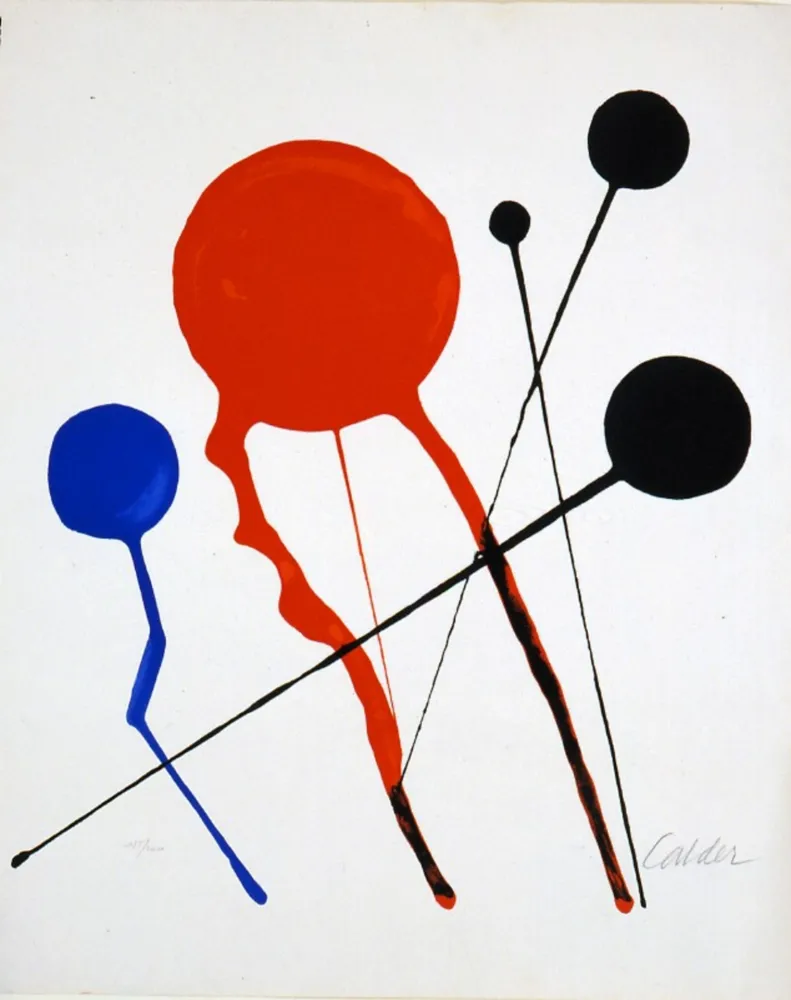 リトグラフ Calder - Comètes