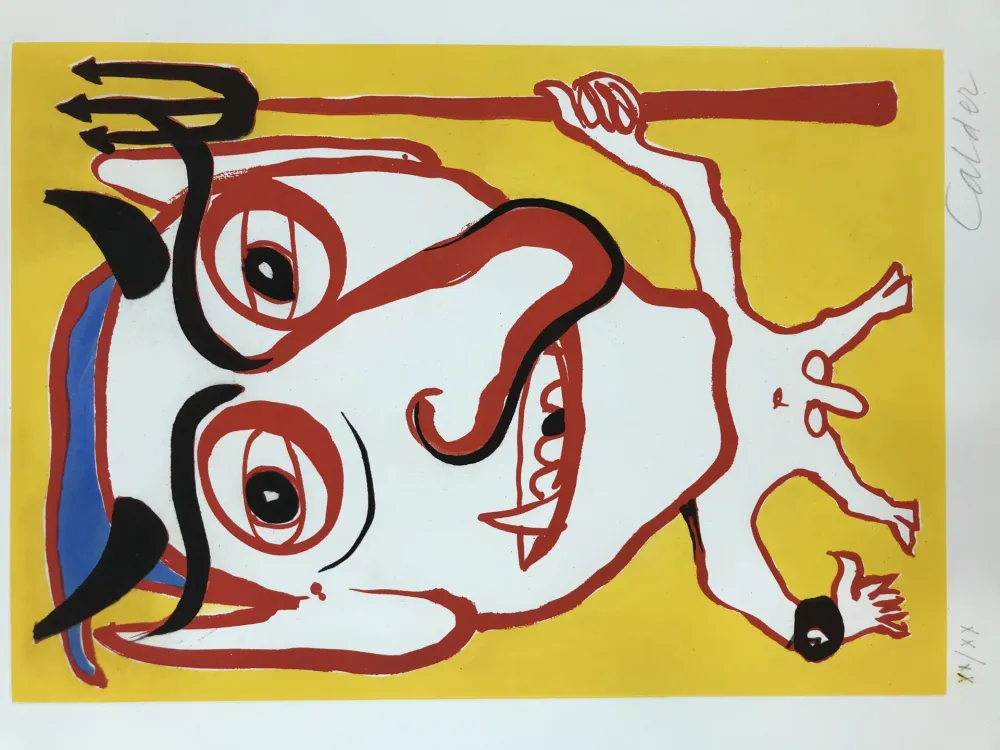 エッチングと　アクチアント Calder - Constantin Tacou