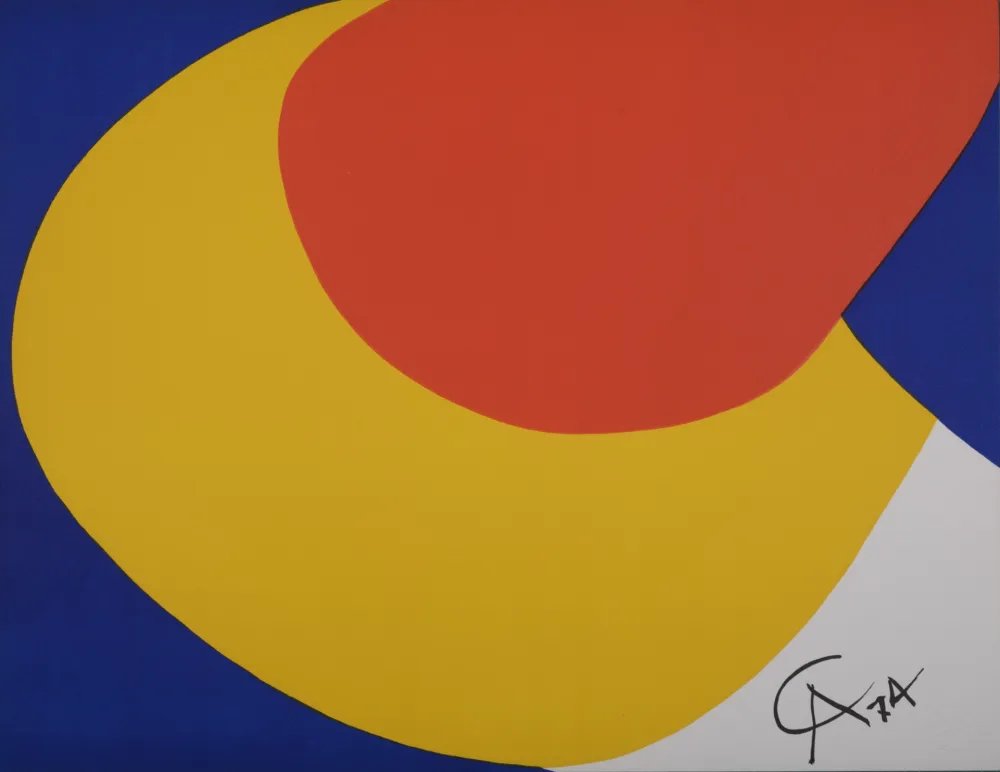 リトグラフ Calder - Convection, 1974