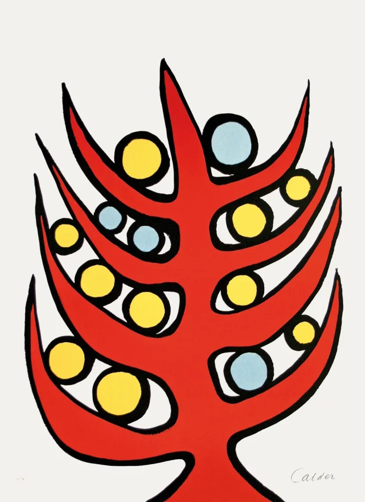 リトグラフ Calder - L’albero del bene e del male