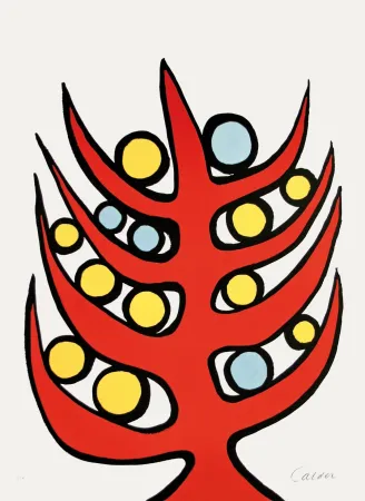 リトグラフ Calder - L’albero del bene e del male