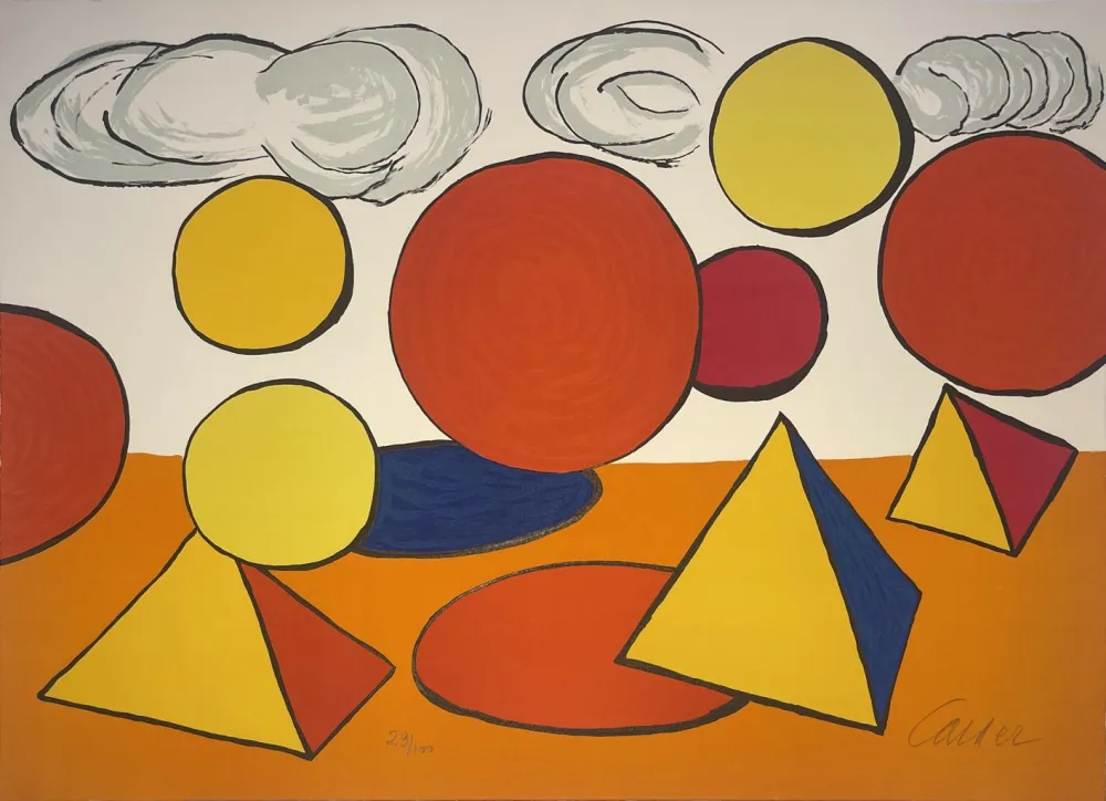 リトグラフ Calder - Le Piège / The Trap from La Memoire Elementaire