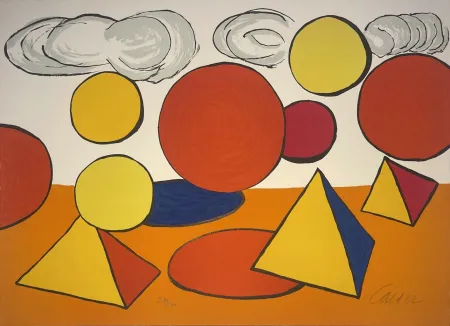 リトグラフ Calder - Le Piège / The Trap from La Memoire Elementaire