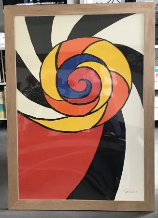 リトグラフ Calder - Le turban , 1969