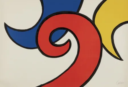 リトグラフ Calder - Les Vagues #21 (The Waves)