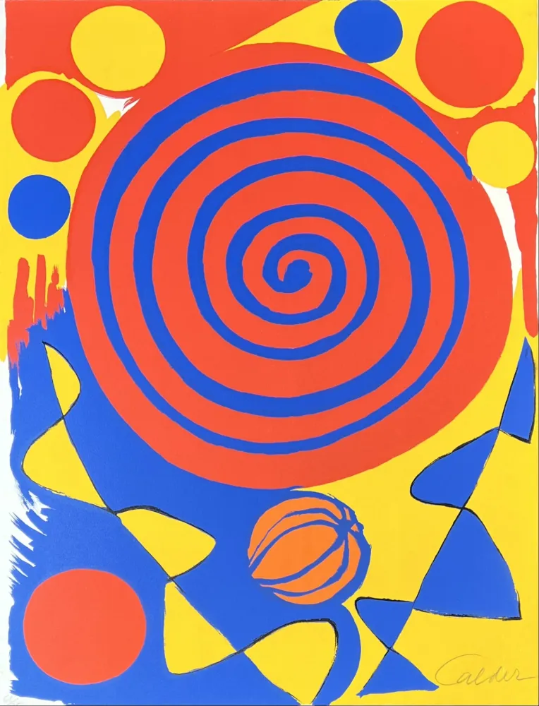 リトグラフ Calder - Magie éolienne 