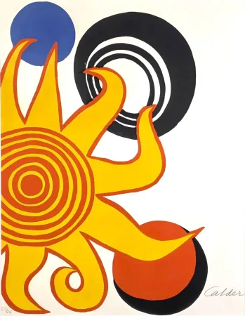 リトグラフ Calder - Magie Éolienne. No 6