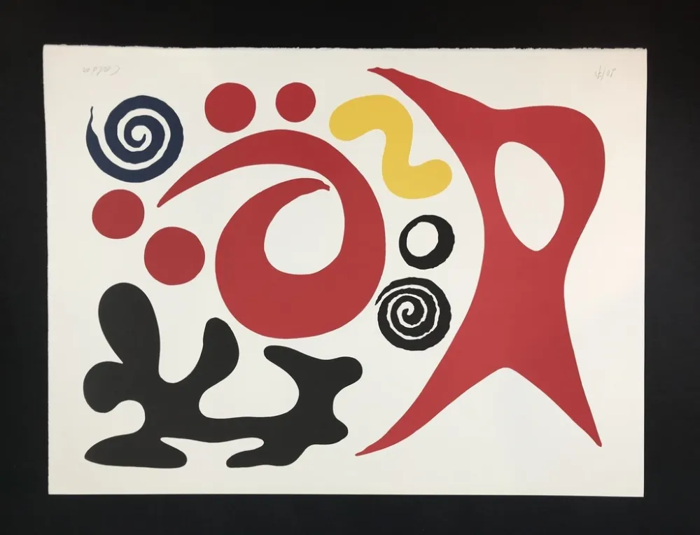 リトグラフ Calder - Plancton ( plankton )