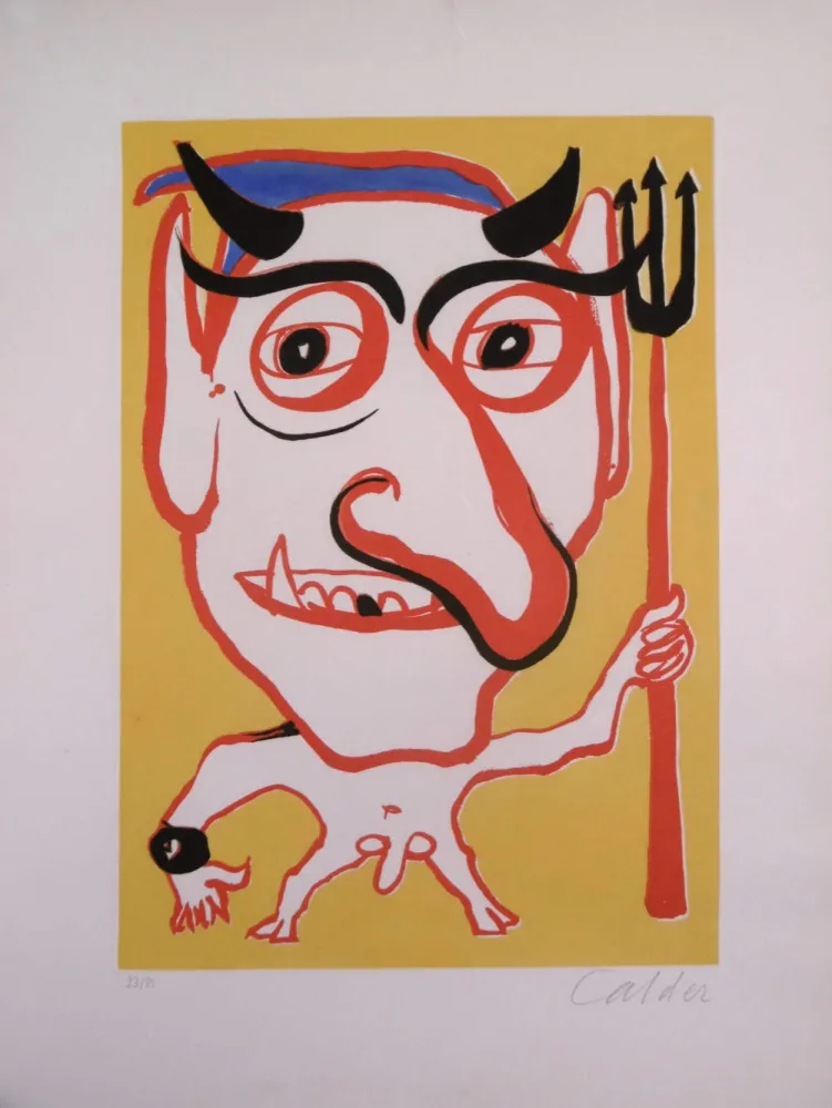 アクチアント Calder - Portrait de Constantin Tacou