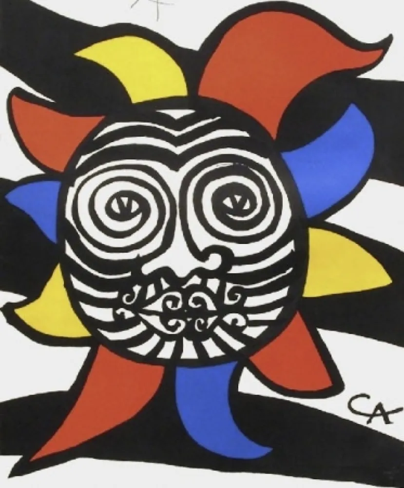 リトグラフ Calder - Sans