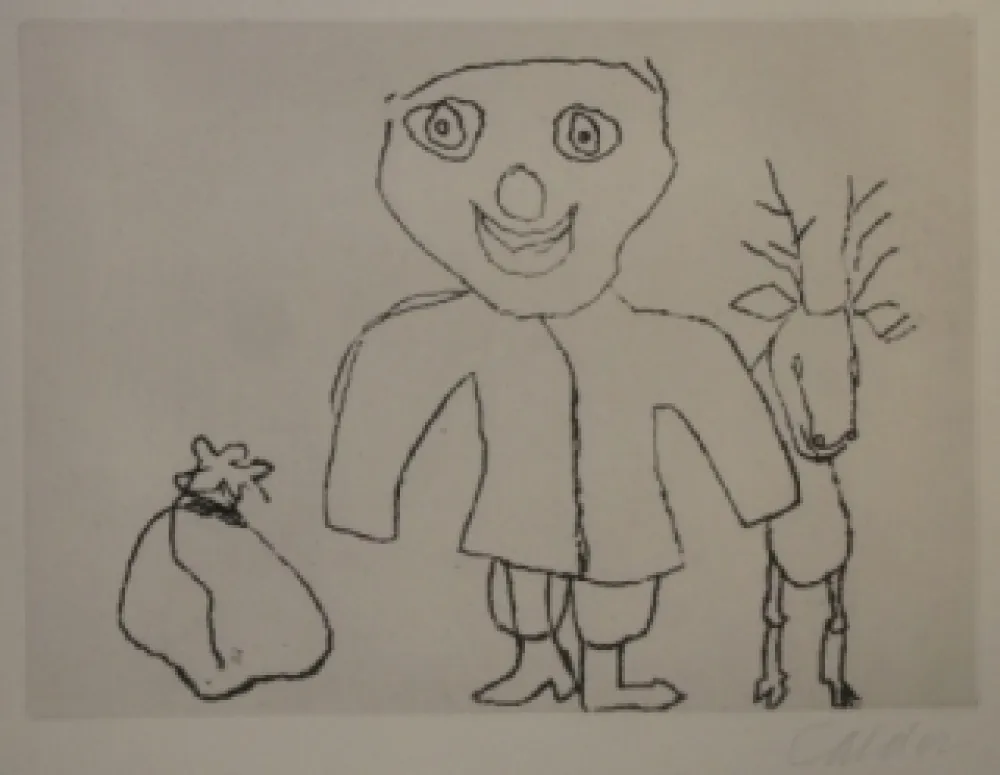 彫版 Calder - Santa Klaus 9