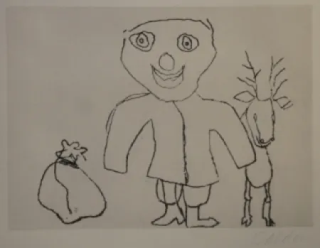 彫版 Calder - Santa Klaus 9