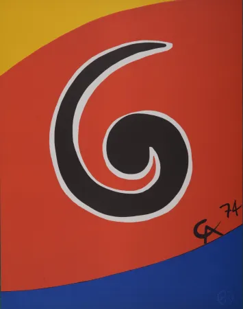 リトグラフ Calder - Skyswirl, 1974