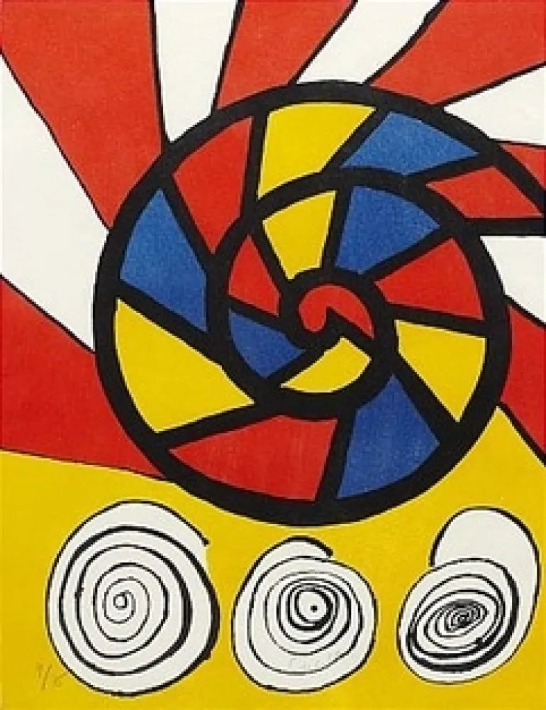 リトグラフ Calder - Sonet