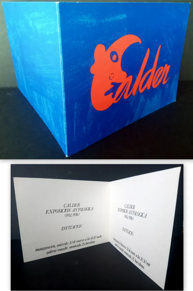 リトグラフ Calder - Vernissage Calder Galería Maeght 