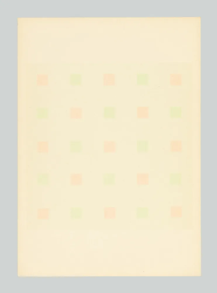 シルクスクリーン Calderara - Composizione