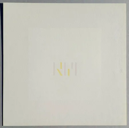 シルクスクリーン Calderara - Composizione ritmata