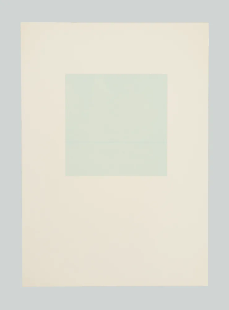 シルクスクリーン Calderara - E poi (Tav. B)